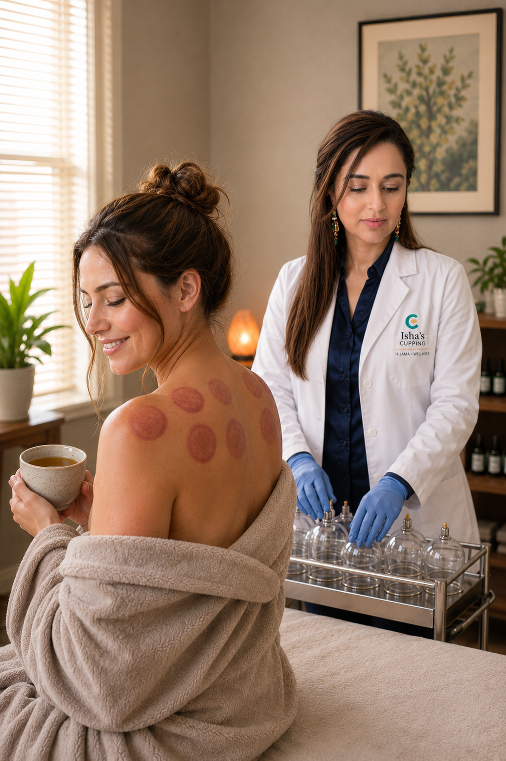 Aftercare following a cupping session